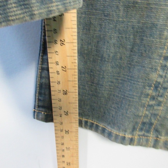 Route 66 Stretch Fit Jeans Women 18W Blue Low Rise Y2K Brat Bootcut Mall Rat 650 - Picture 8 of 13